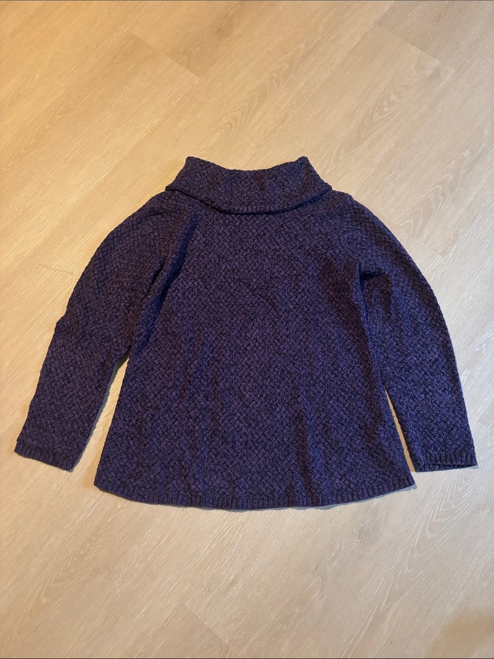 Dana Buchman Textured Turtleneck Sweater size Large